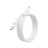สายชาร์จ UKIKI USB-C to Lightning DATA Cable 27W 1M. White (KCL-01WH)