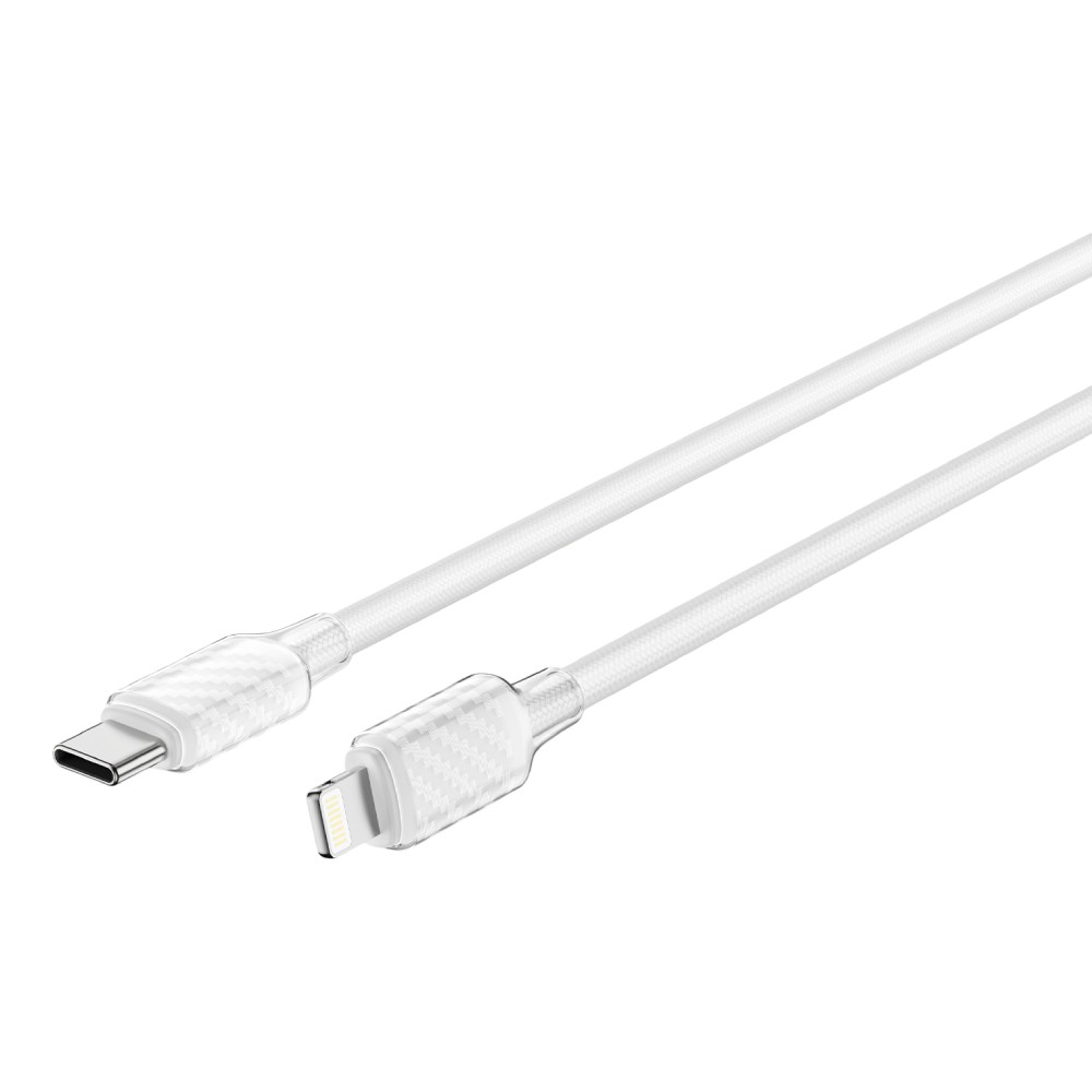 สายชาร์จ UKIKI USB-C to Lightning DATA Cable 27W 1M. White (KCL-01WH)