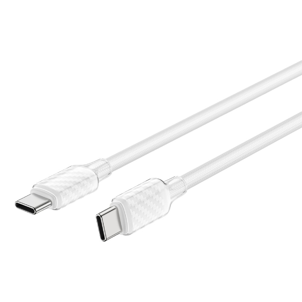 สายชาร์จ UKIKI USB-C to USB-C DATA Cable 60W 1M. White (KCC-01WH)