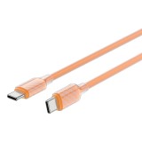 สายชาร์จ UKIKI USB-C to USB-C DATA Cable 60W 1M. Orange (KCC-01OR)