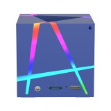 ลำโพงบลูทูธ TECHPRO Bluetooth Magic Cube Speaker RGB HYS-204D Blue