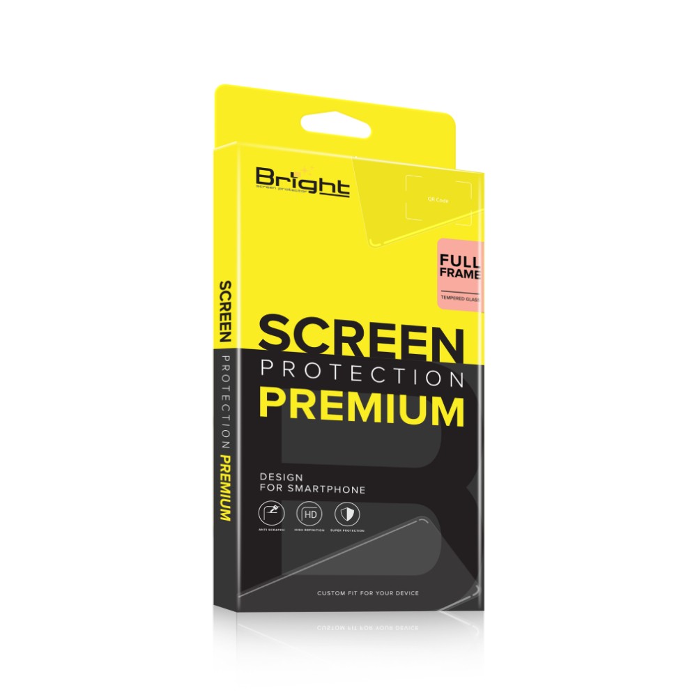 ฟิล์มกันรอย Bright Samsung Galaxy S26 FE Tempered Glass Full Frame Black