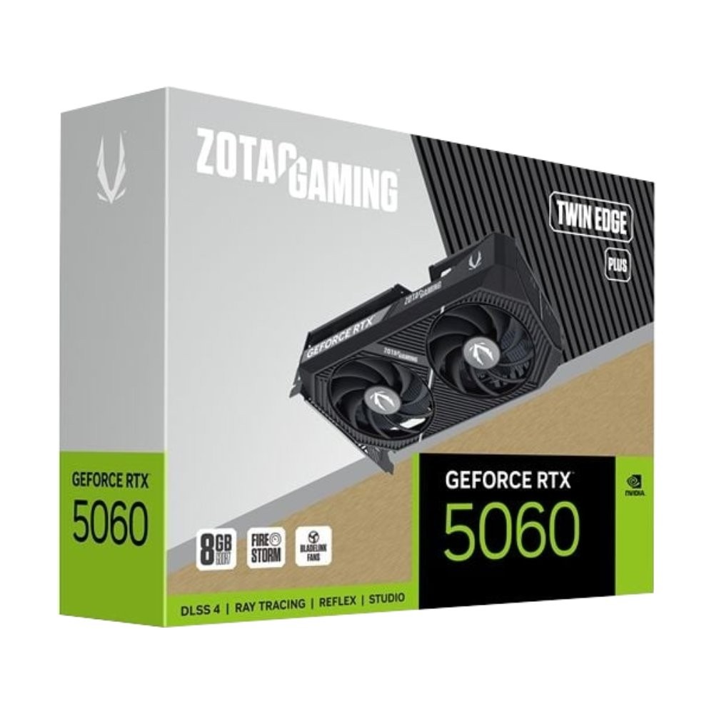 การ์ดจอ ZOTAC Gaming GeForce RTX 5060 8GB Twin Edge Plus GDDR7 128-bit