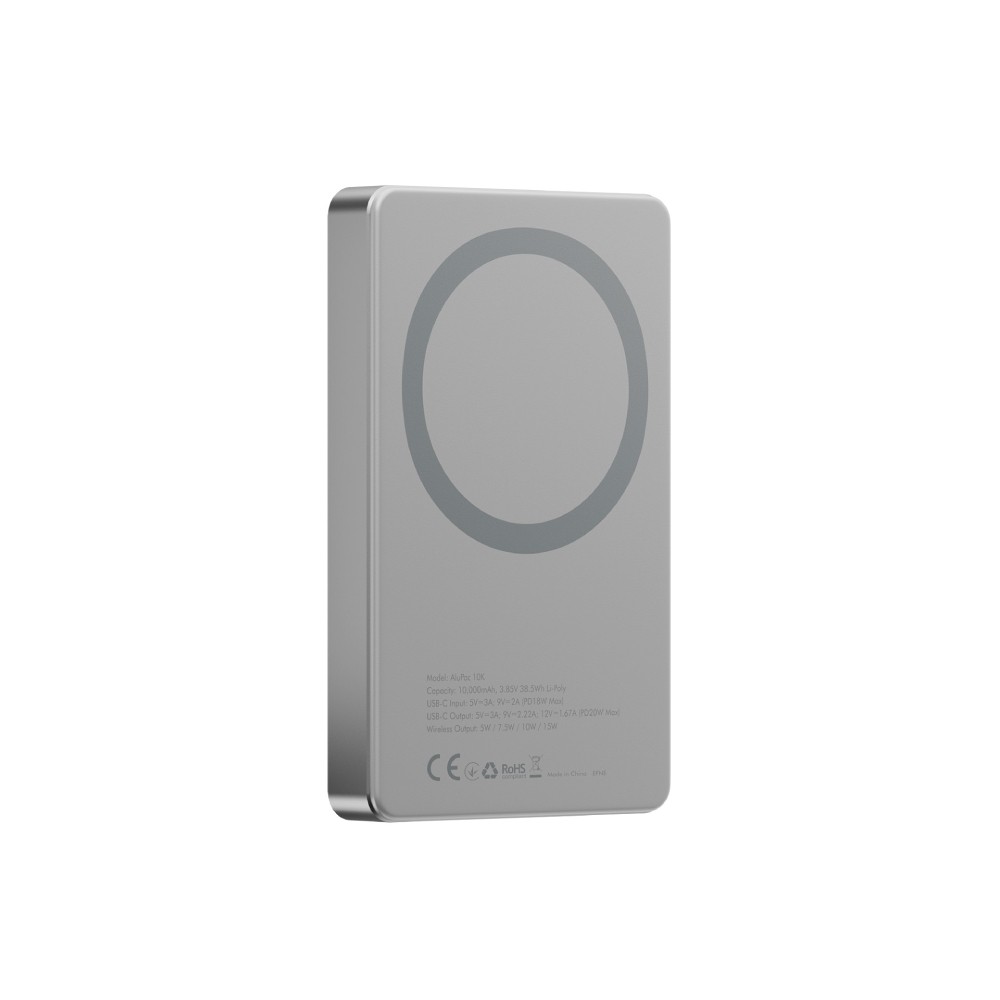พาวเวอร์แบงค์ Energea 10000 mAh ALUPAC Aluminium Magsafe - Natural (CCC)