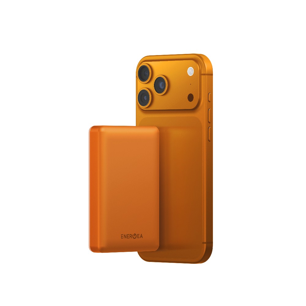 พาวเวอร์แบงค์ Energea 10000 mAh ALUPAC Aluminium Magsafe - Orange (CCC)