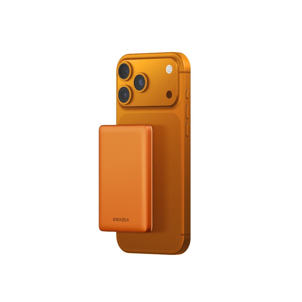พาวเวอร์แบงค์ Energea 5000 mAh ALUPAC Mini Aluminium Magsafe - Orange (CCC)