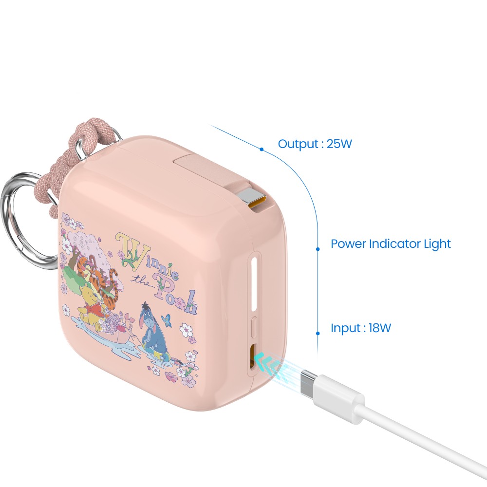 VEGER x Disney พาวเวอร์แบงค์ 10,000 mAh VP10-11PD-W5 Pink (CCC)