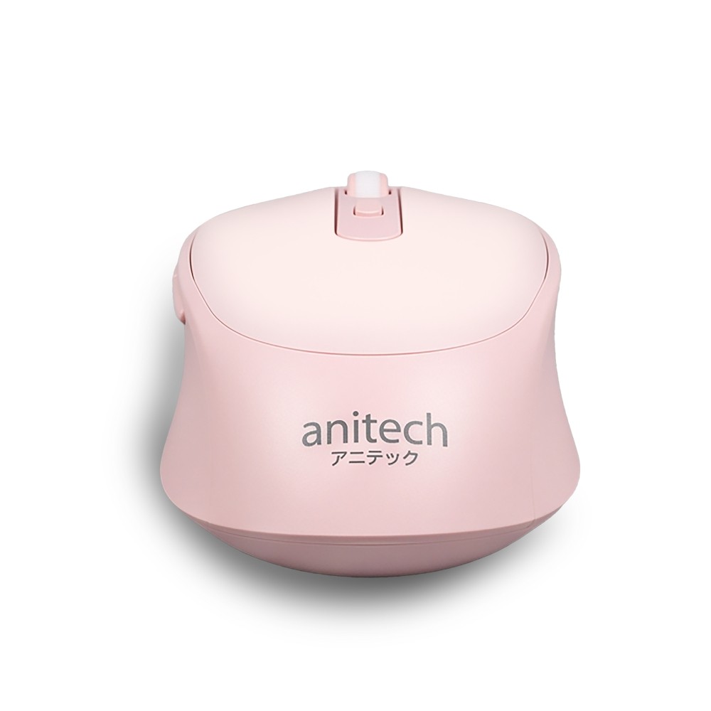เมาส์ไร้สาย Anitech W243-PI Dual Function Type-C Pink