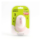 เมาส์ไร้สาย Anitech W243-PI Dual Function Type-C Pink