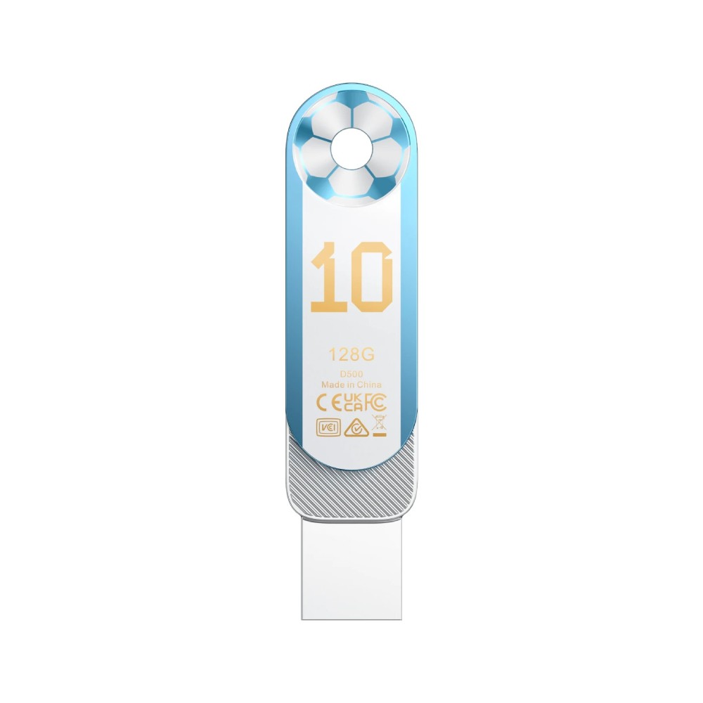 แฟลชไดร์ฟ Lexar Dual Drive D500 USB 3.2 Gen 1 Type-C Elite Legends Series 128GB AFA Edition