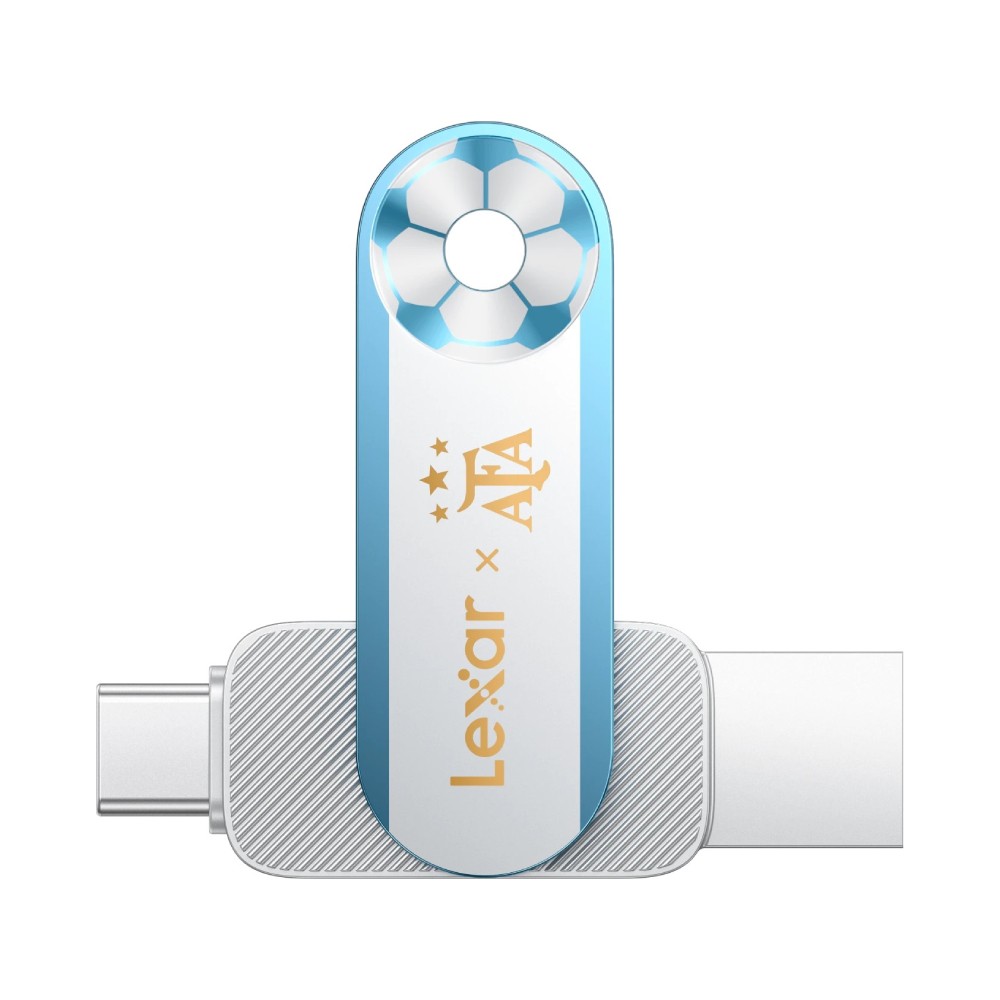 แฟลชไดร์ฟ Lexar Dual Drive D500 USB 3.2 Gen 1 Type-C Elite Legends Series 128GB AFA Edition