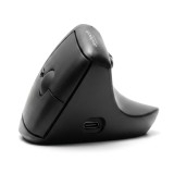 เมาส์ไร้สาย Anitech Vertical W241-BK Dual Function 2.4G+BT Black