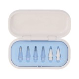 หัวปากกาไอแพด QPLUS Tips for Gen1/2 6 in 1 White/Clear