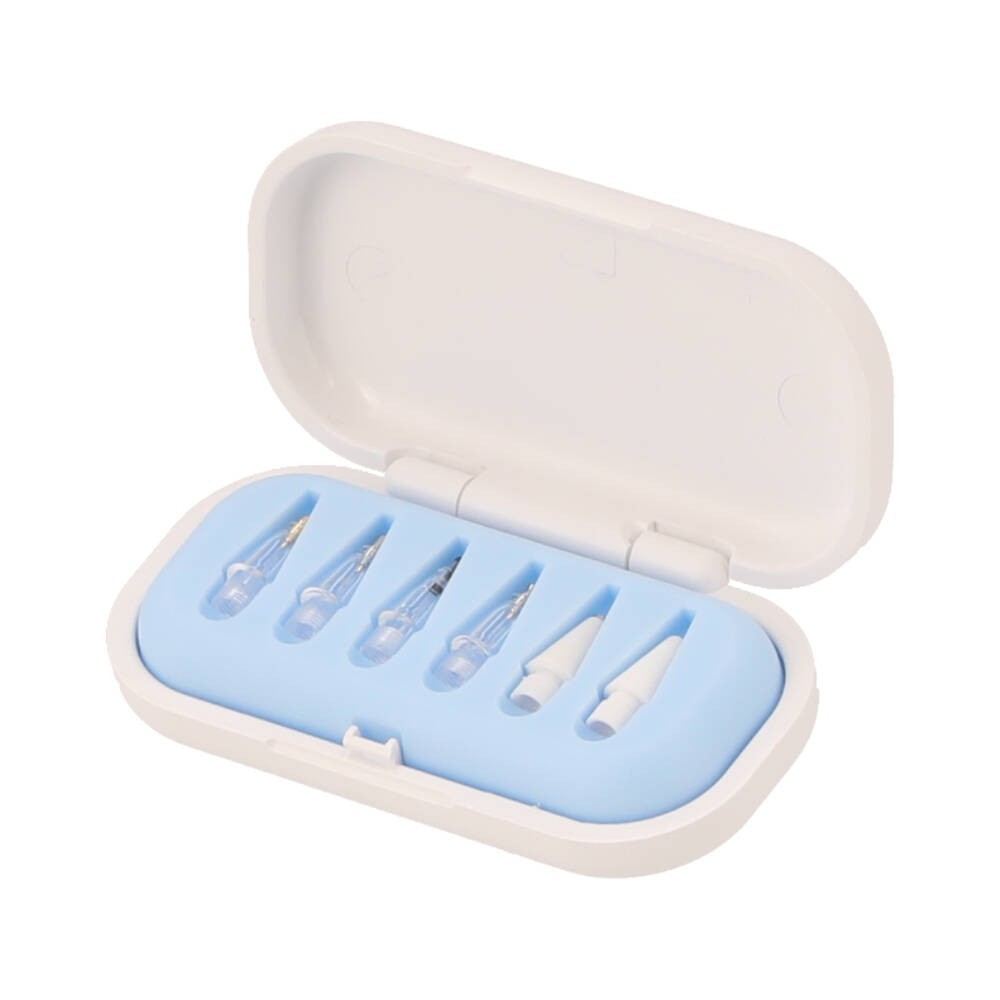 หัวปากกาไอแพด QPLUS Tips for Gen1/2 6 in 1 White/Clear