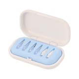 หัวปากกาไอแพด QPLUS Tips for Gen1/2 6 in 1 White/Clear