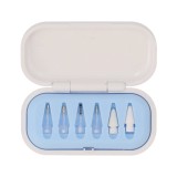 หัวปากกาไอแพด QPLUS Tips for Gen1/2 6 in 1 White/Clear
