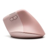 เมาส์ไร้สาย Anitech Vertical W241-PI Dual Function 2.4G+BT Pink