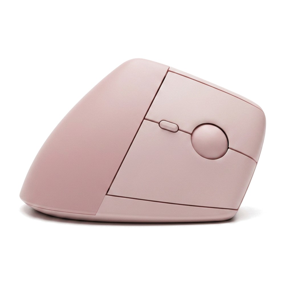 เมาส์ไร้สาย Anitech Vertical W241-PI Dual Function 2.4G+BT Pink