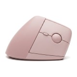 เมาส์ไร้สาย Anitech Vertical W241-PI Dual Function 2.4G+BT Pink