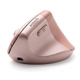 เมาส์ไร้สาย Anitech Vertical W241-PI Dual Function 2.4G+BT Pink