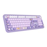 เมาส์และคีย์บอร์ดไร้สาย SIGNO KW-700+WM-100V Violet (TH/EN)