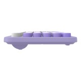 เมาส์และคีย์บอร์ดไร้สาย SIGNO KW-700+WM-100V Violet (TH/EN)
