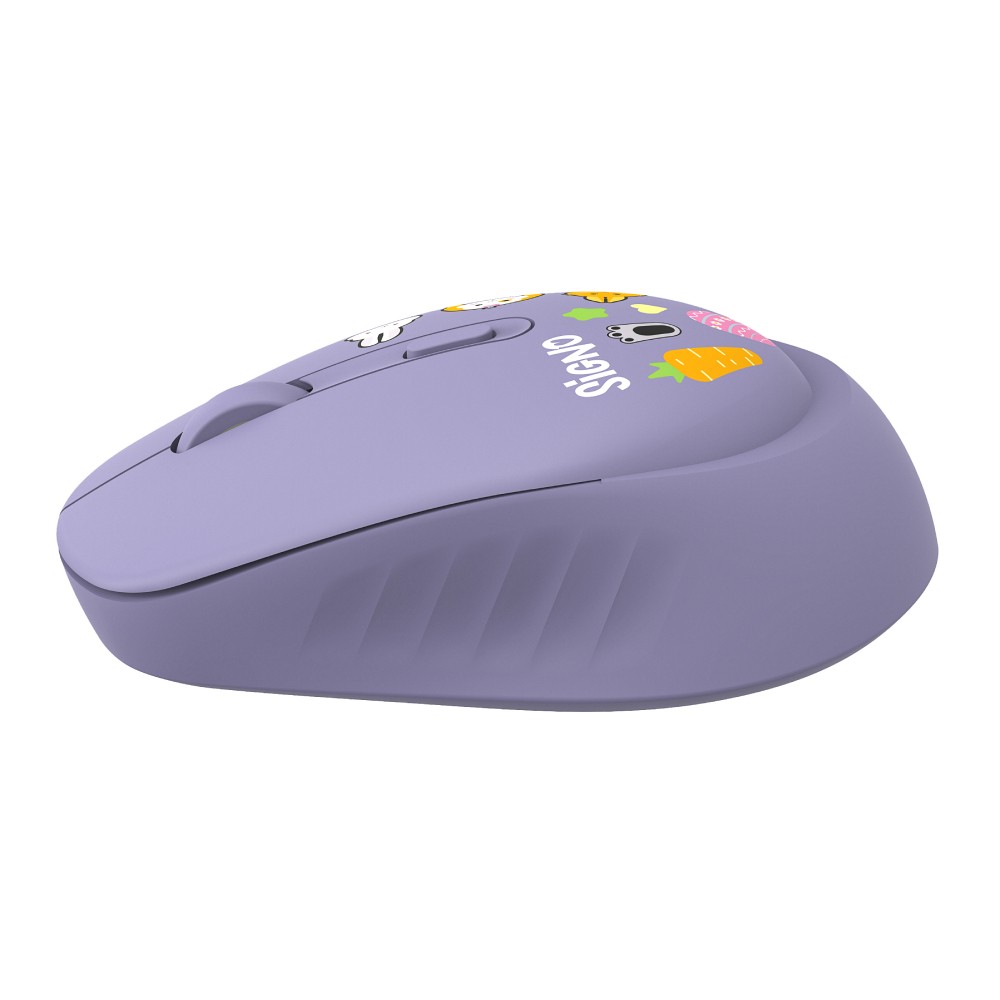 เมาส์และคีย์บอร์ดไร้สาย SIGNO KW-700+WM-100V Violet (TH/EN)