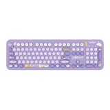 เมาส์และคีย์บอร์ดไร้สาย SIGNO KW-700+WM-100V Violet (TH/EN)
