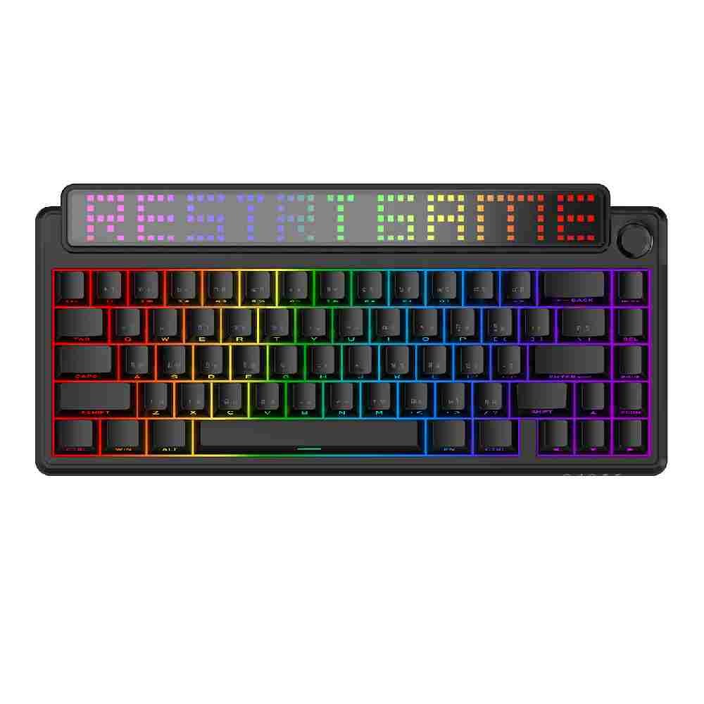 คีย์บอร์ดเกมมิ่ง Ajazz Gaming Keyboard AKPixel68 SC White Peach Switch