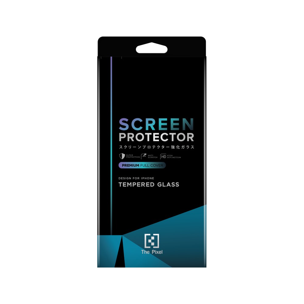 ฟิล์มกันรอย The Pixel iPhone 18 Pro Tempered Glass Black