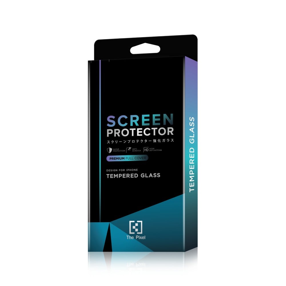 ฟิล์มกันรอย The Pixel iPhone 18 Pro Tempered Glass Black