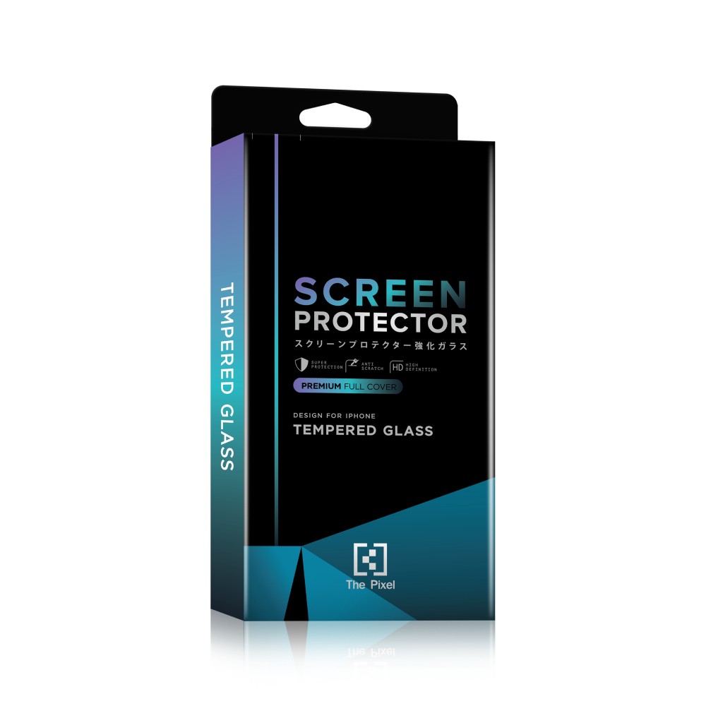 ฟิล์มกันรอย The Pixel iPhone 18 Pro Tempered Glass Black