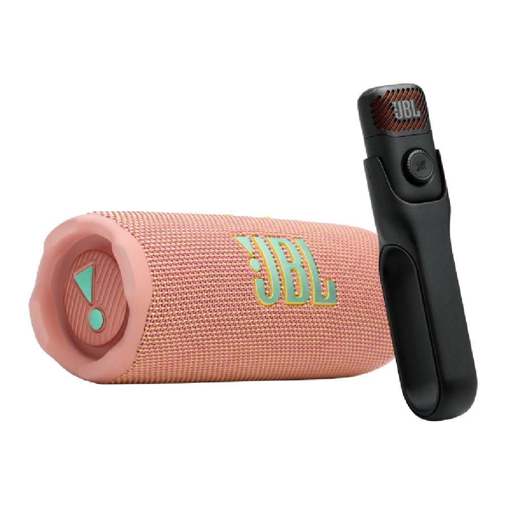 ลำโพงบลูทูธ JBL Karaoke Set Sing&Go Pink (Flip7 & EasySing Mic Mini)