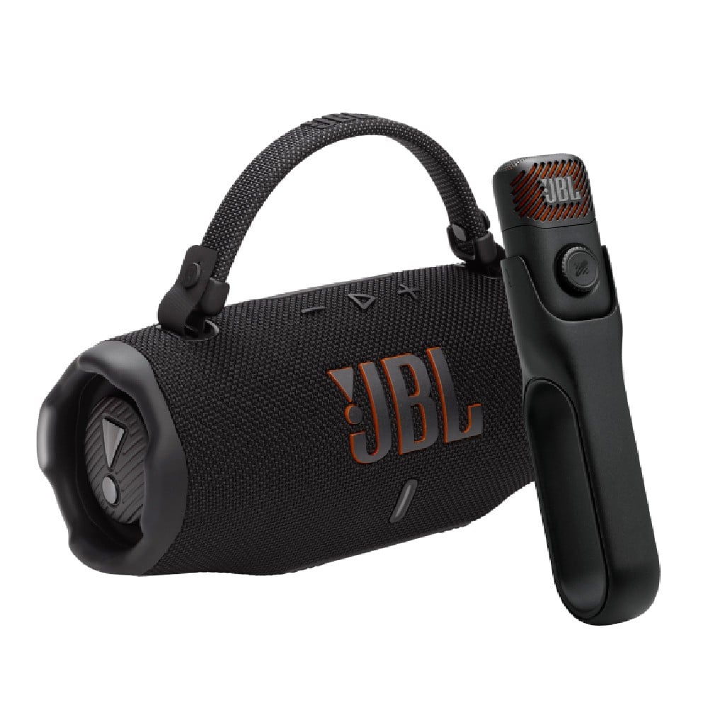 ลำโพงบลูทูธ JBL Karaoke Set Sing&Party Black (Charge6 & EasySing Mic Mini)
