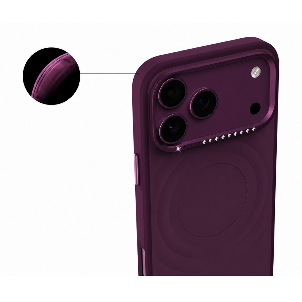 เคส Mutural iPhone 18 Pro Ripple Burgundy