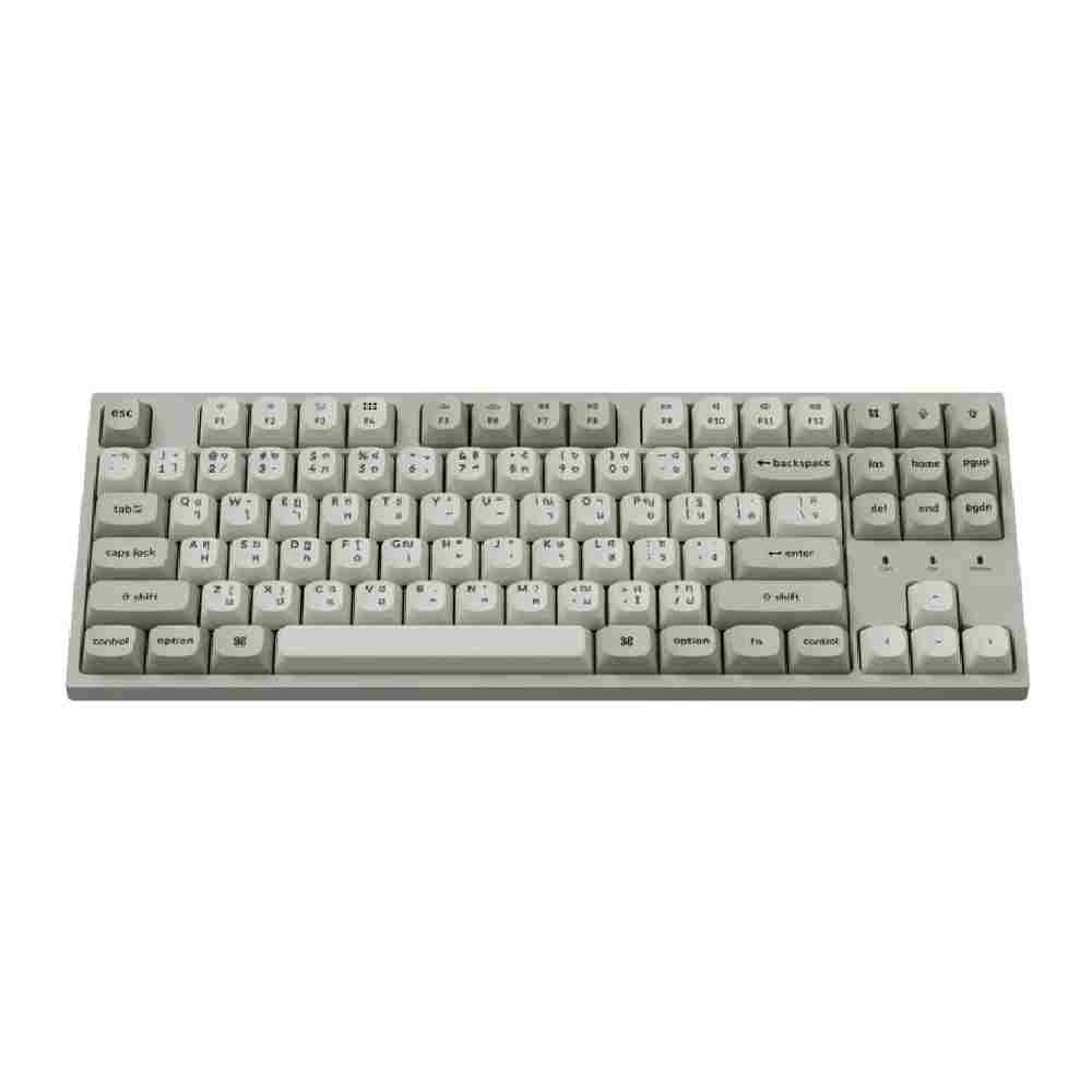 คีย์บอร์ดเกมมิ่ง Keychron Gaming Keyboard C1 Pro 8K Swappable RGB Backlight Banana Switch - Retro (EN/TH)