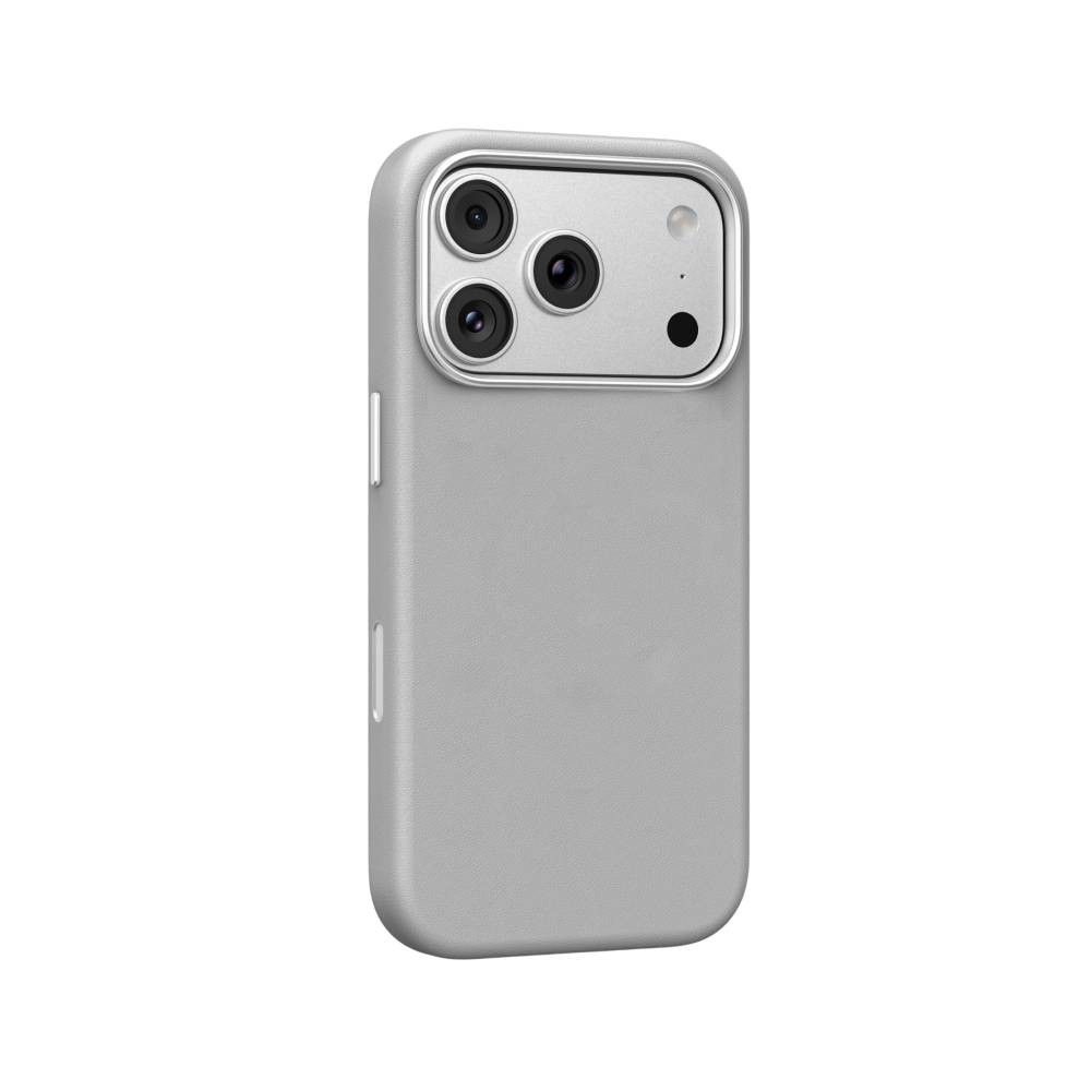เคส Mutural iPhone 18 Pro Max/17 Pro Max Elegant Lychee Light Gray