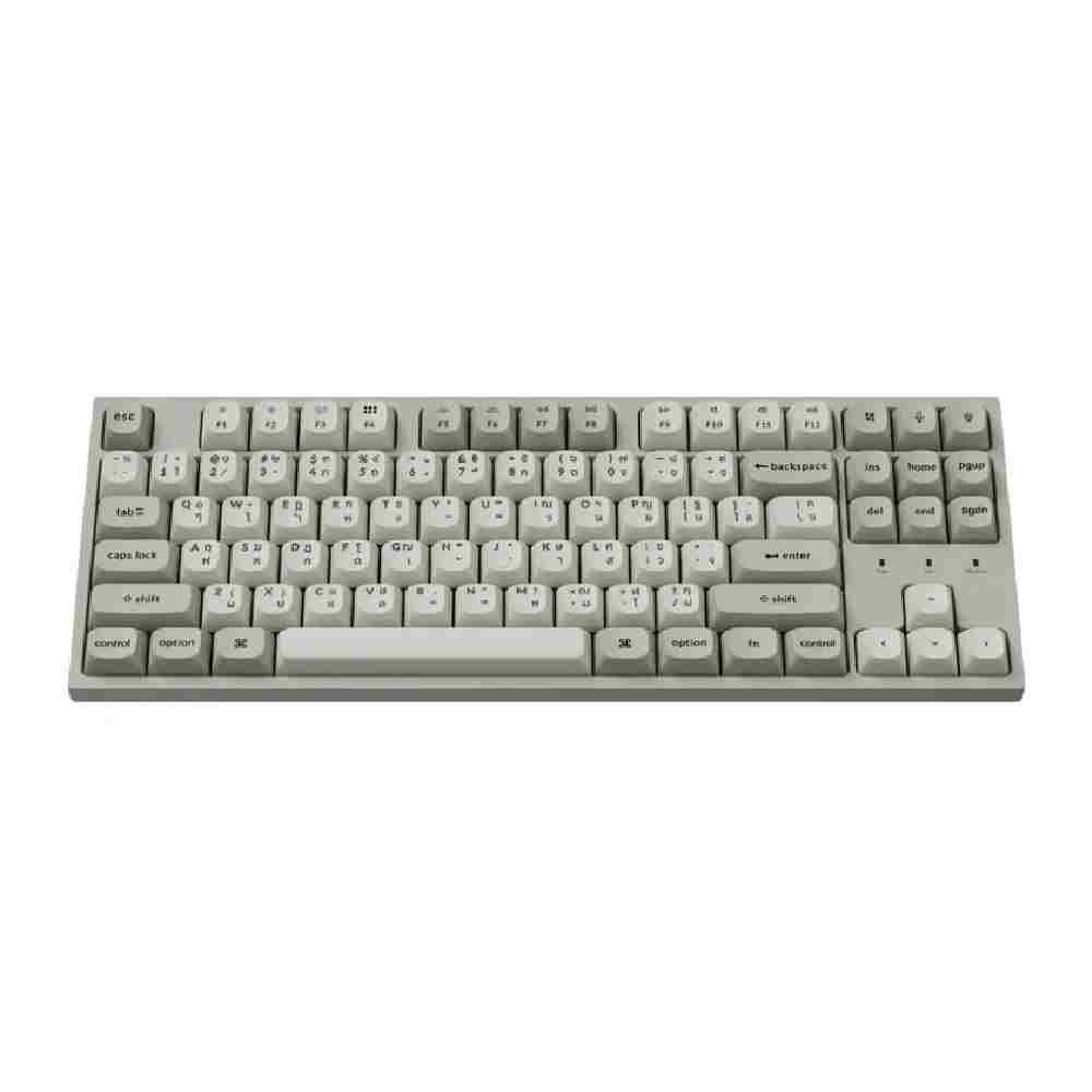คีย์บอร์ดเกมมิ่ง Keychron Gaming Keyboard C1 Pro 8K Swappable RGB Backlight Red Switch - Retro (EN/TH)