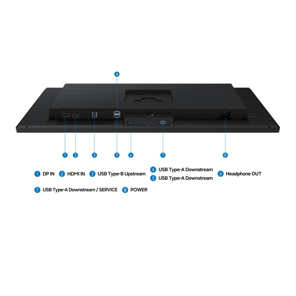 จอมอนิเตอร์ SAMSUNG Viewfinity S80H LS32H800EAEXXT (IPS 4K 60Hz Pivot)