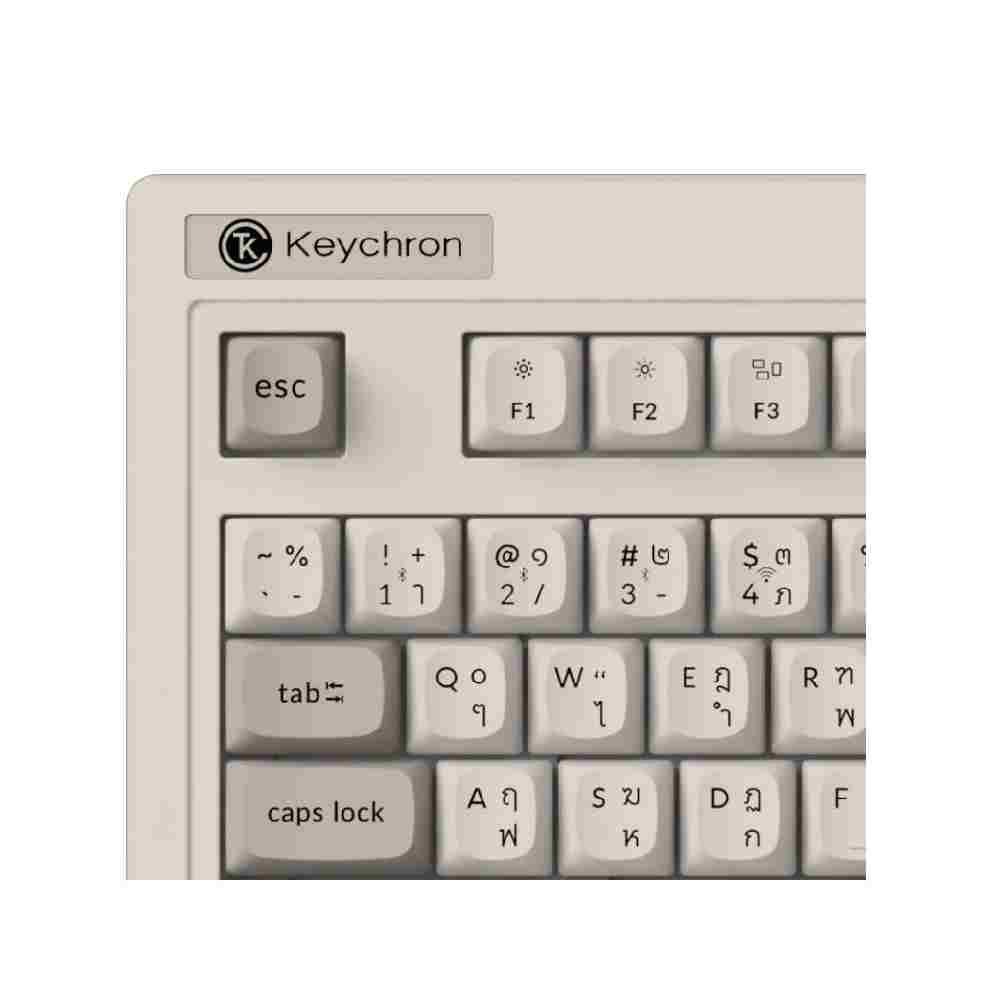 คีย์บอร์ดเกมมิ่ง Keychron Gaming Keyboard R5 Wireless Hot-swappable RGB Backlight Silent Banana Switch (EN/TH)