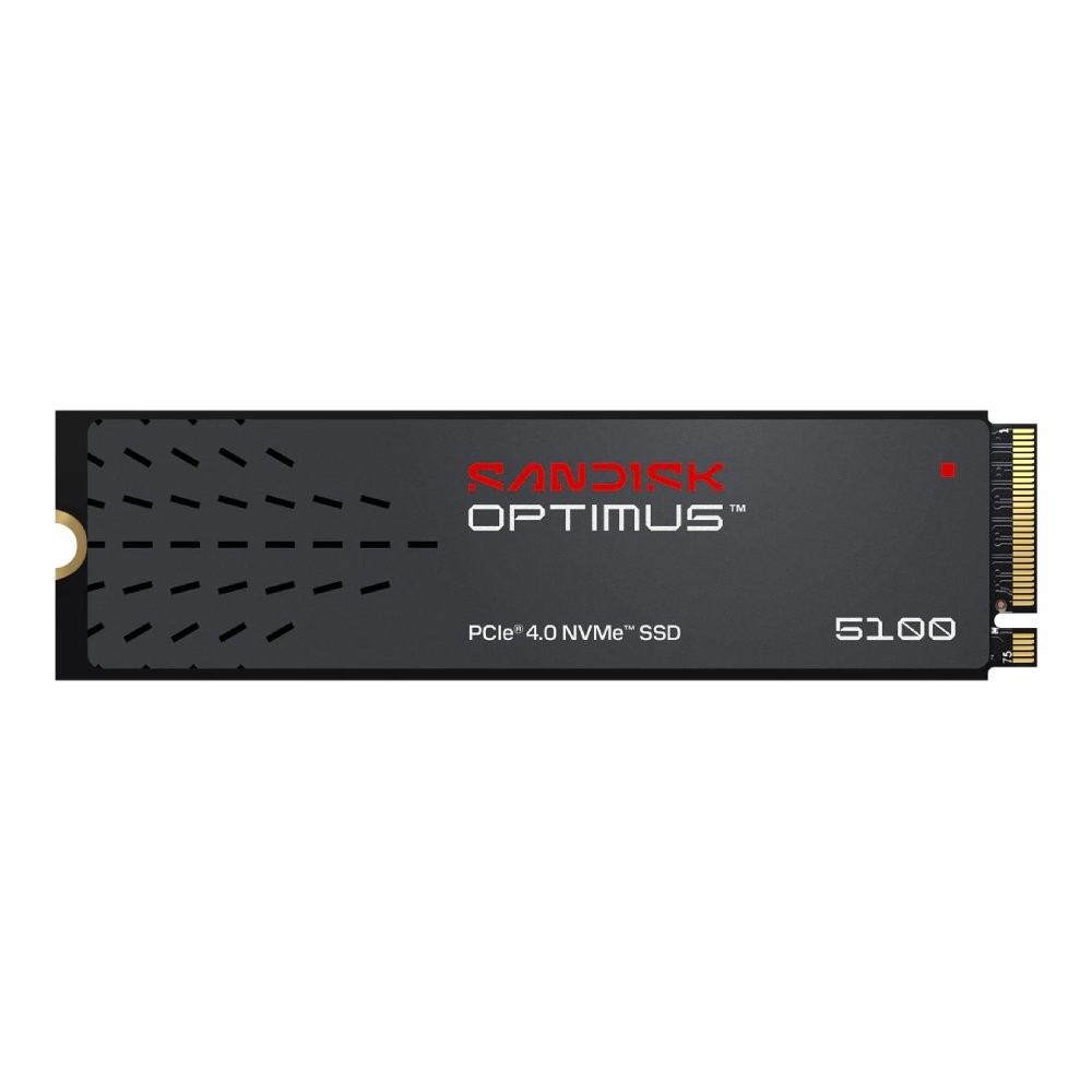 การ์ดเอสเอสดี SANDISK Optimus 5100 4TB M.2 PCIe/NVMe R6,900MB/s W6,700MB/s (SDSP51400TAN-000E0)