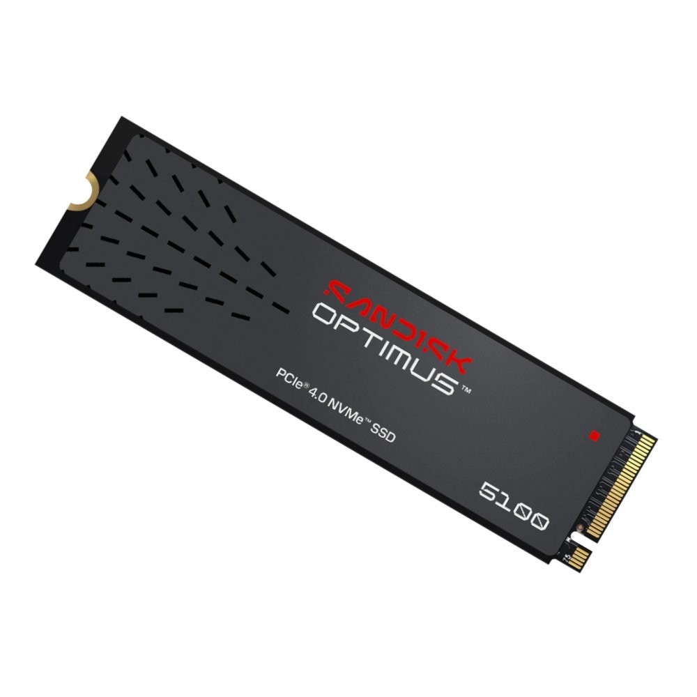 การ์ดเอสเอสดี SANDISK Optimus 5100 4TB M.2 PCIe/NVMe R6,900MB/s W6,700MB/s (SDSP51400TAN-000E0)