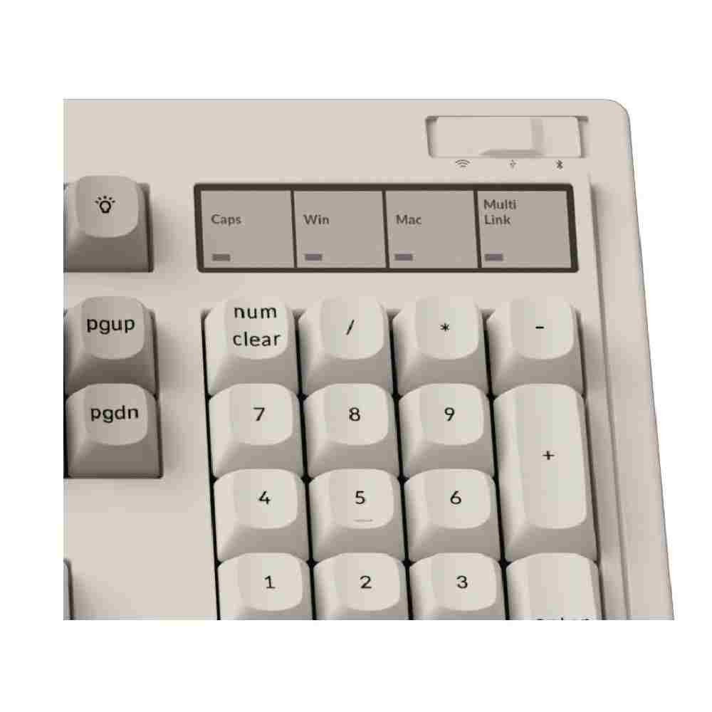 คีย์บอร์ดเกมมิ่ง Keychron Gaming Keyboard R6 Swappable RGB Backlight Banana Switch - Retro (EN/TH)