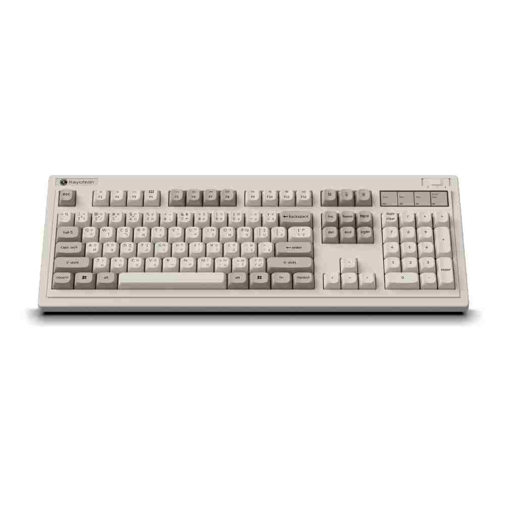 คีย์บอร์ดเกมมิ่ง Keychron Gaming Keyboard R6 Swappable RGB Backlight Banana Switch - Retro (EN/TH)