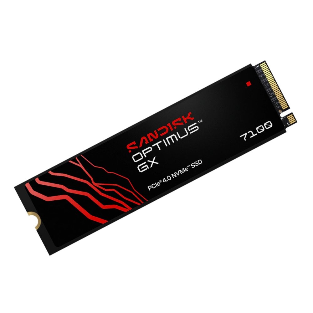 การ์ดเอสเอสดี SANDISK Optimus GX 7100 1TB M.2 PCIe/NVMe R7,250MB/s W6,900MB/s (SDSP71100TAN-000E0)