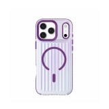 เคส Mutural iPhone 18 Pro/17 Pro Bumpy Clear Burgundy