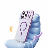 เคส Mutural iPhone 18 Pro/17 Pro Bumpy Clear Burgundy