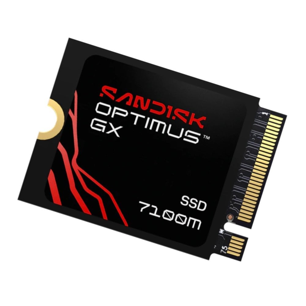 การ์ดเอสเอสดี SANDISK Optimus GX 7100M 1TB M.2 PCIe/NVMe R7,250MB/s W6,900MB/s (SDSP71100TAT-000E0)
