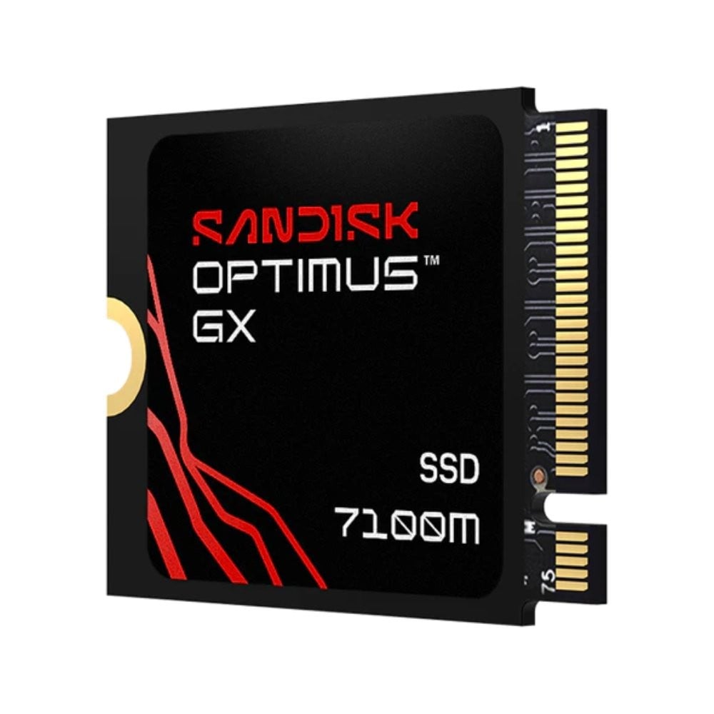 การ์ดเอสเอสดี SANDISK Optimus GX 7100M 1TB M.2 PCIe/NVMe R7,250MB/s W6,900MB/s (SDSP71100TAT-000E0)