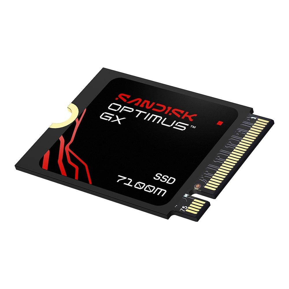 การ์ดเอสเอสดี SANDISK Optimus GX 7100M 1TB M.2 PCIe/NVMe R7,250MB/s W6,900MB/s (SDSP71100TAT-000E0)